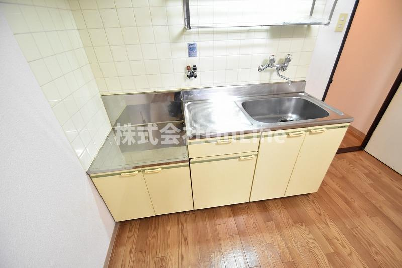 東大阪市長堂２丁目の賃貸マンションのキッチン