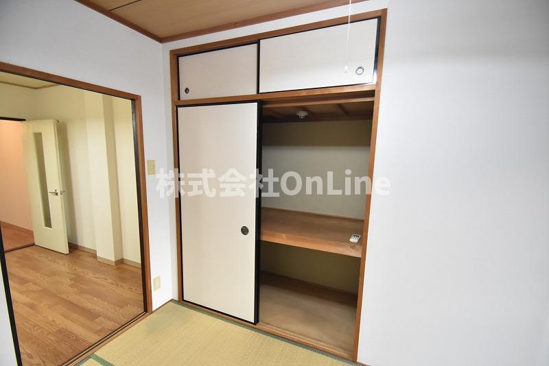 東大阪市長堂２丁目の賃貸マンションの収納