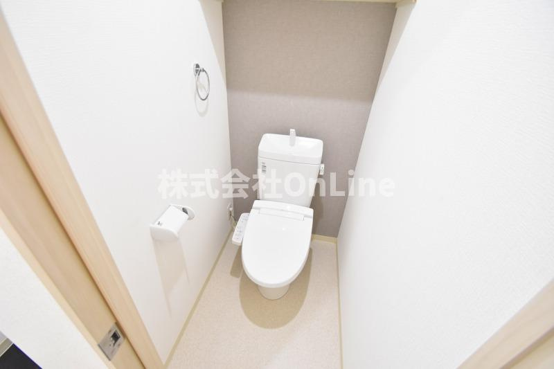 東大阪市高井田元町２丁目のアパートのトイレ