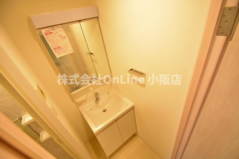 東大阪市中野南の賃貸マンションの洗面所