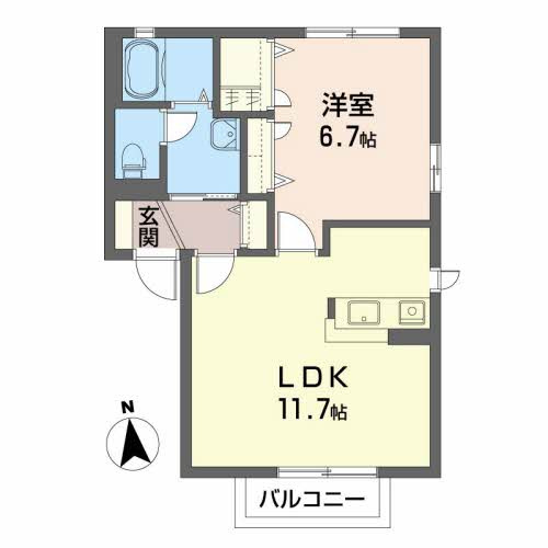 サングリ－ンＡの間取り|サングリ－ンＡ 202号-14