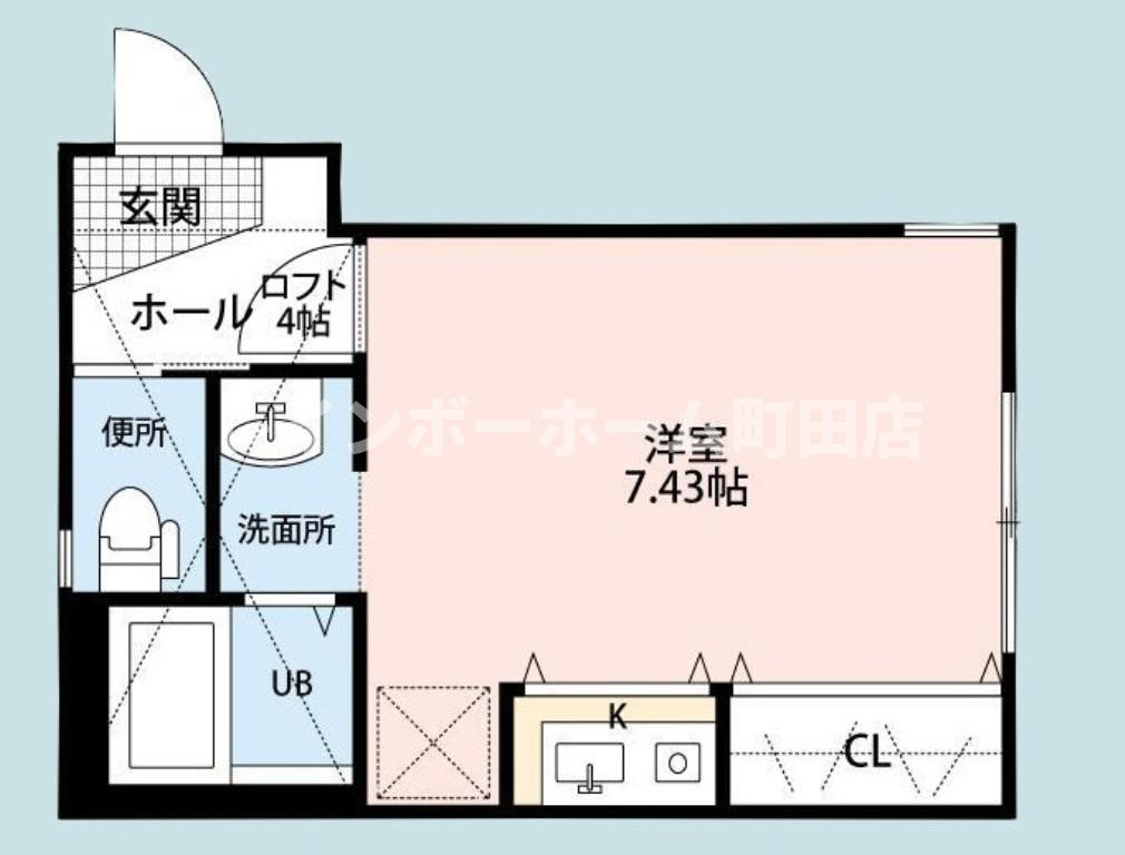 Maple East & West※初期費用分割あと払いサービス利用可能物件の間取り