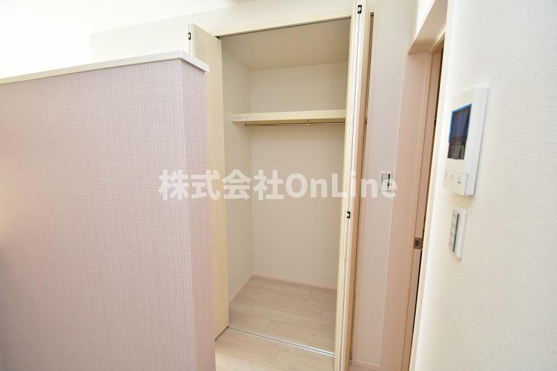 東大阪市豊浦町のアパートの収納