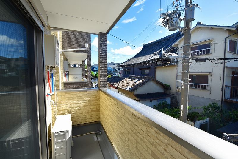 東大阪市豊浦町のアパートの展望