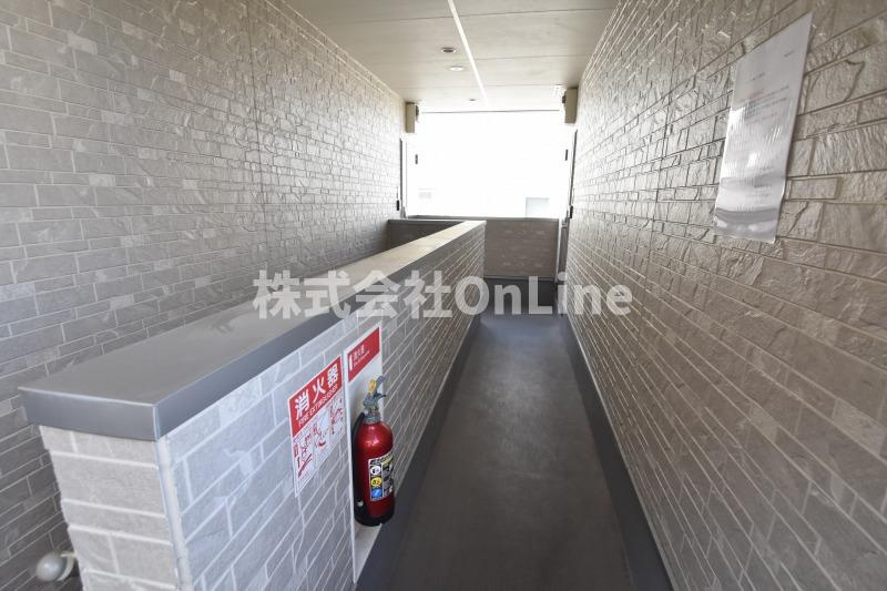 東大阪市横枕のアパートのロビー
