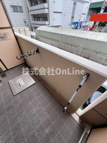 東大阪市長田西４丁目の賃貸マンションのバルコニー