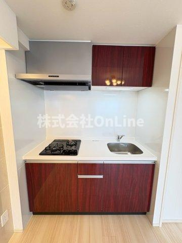 東大阪市長栄寺の賃貸マンションのキッチン