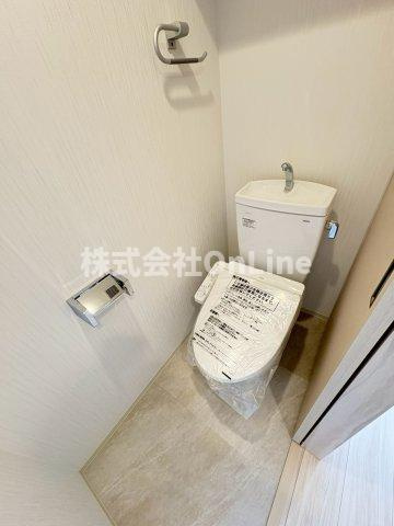 東大阪市長栄寺の賃貸マンションのトイレ