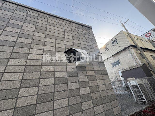 東大阪市菱江３丁目の賃貸マンションのセキュリティ
