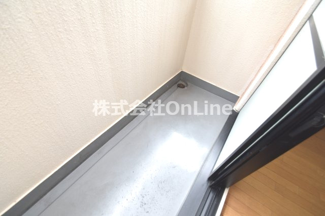 東大阪市高井田の賃貸マンションのバルコニー