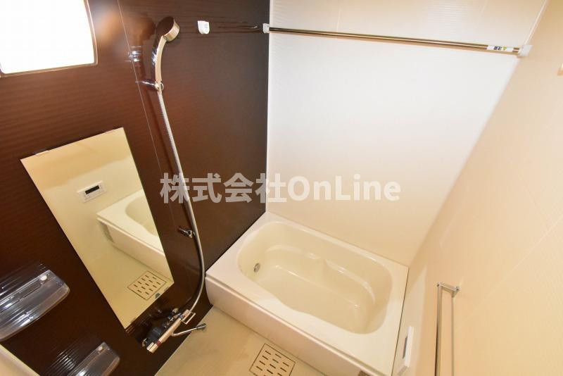 東大阪市足代新町の賃貸マンションの浴室