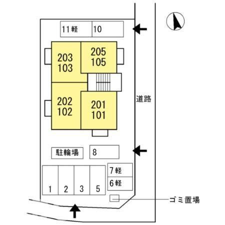 エテルノの区画図