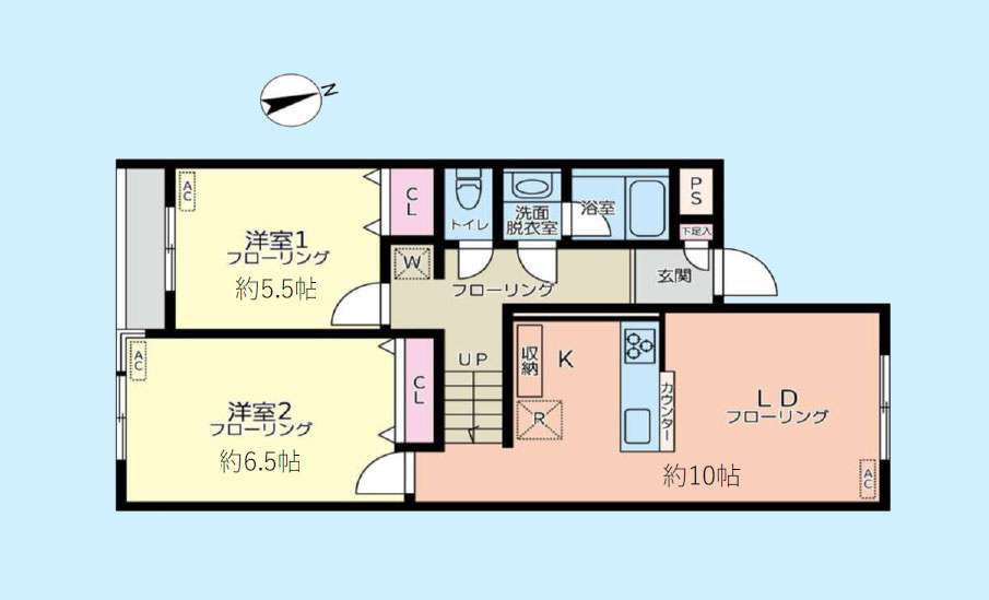 成城学園サマリヤマンションの間取り