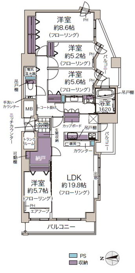 【間取り】 | じょうてつアイム月寒Aステージ