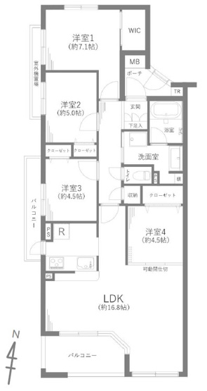 【間取り】 | メトロコープ第一豊洲