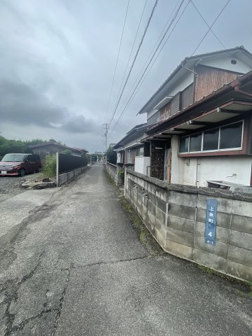 上泉町　売土地の前面道路含む現地写真
