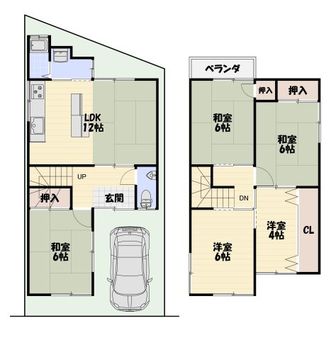 【間取り】の画像