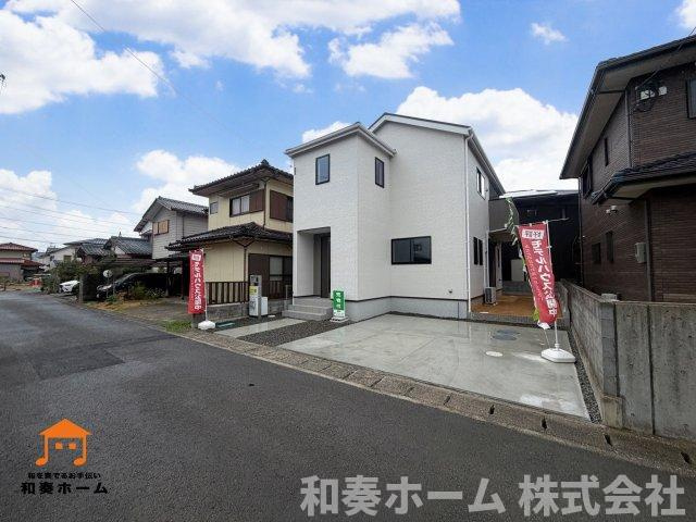 リナージュ ネクスジー 藍住町乙瀬01期の前面道路含む現地写真
