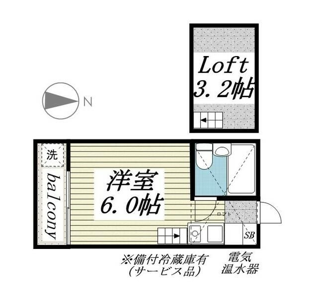 エクセル市川の間取り