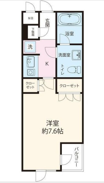 ステラコート行徳の間取り