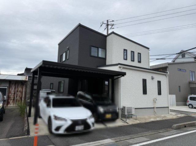 鳥取市西品治中古戸建の外観パース