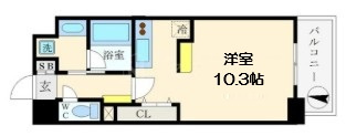 【間取り】 | ブランクレール谷町