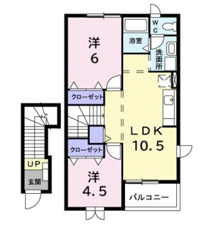 【間取り】 | コーモドメゾン　Ｓ．Ｋ