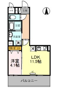 【間取り】 | レジデンス喜志