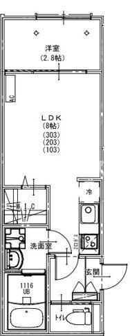 ＫＥＩＡＩ　ＲＥＳＩＤＥＮＣＥ　北習志野Ⅳの間取り