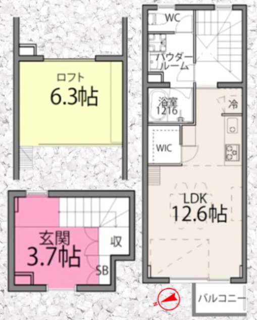 TAS経堂レジデンスの間取り