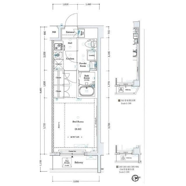 ＡＲＫＭＡＲＫ上北沢の間取り