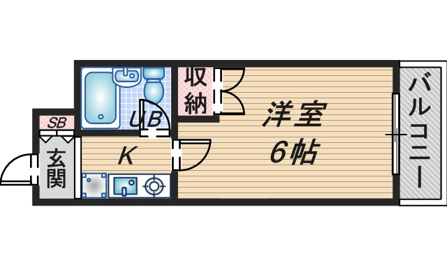 仲ハイム箕輪の間取り