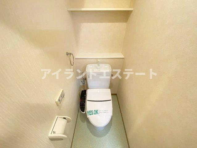 WISTERIA KOMAZAWA　床暖房　免震構造　駅近　バイク置場のトイレ|※別号室参考写真
