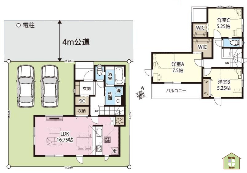 春日部市藤塚21期　新築一戸建て