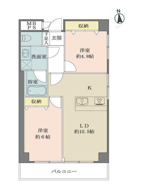 朝日プラザ王子の間取り