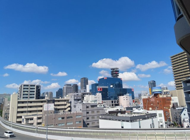 山本興産ビルの展望|ベランダから関西テレビが見えます。