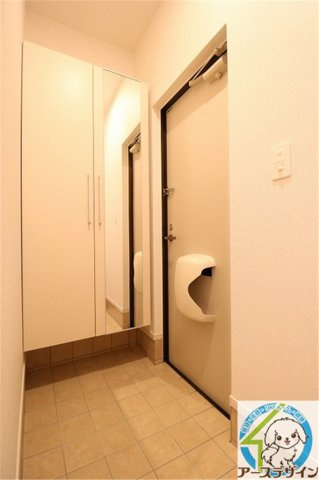ディアコート二見Ⅰの玄関|※パース写真