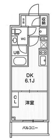 ＡＬＴＥＲＮＡ浅草の間取り|間取りです。