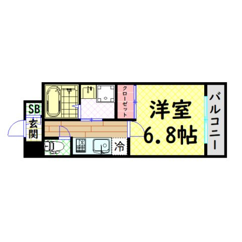 【間取り】 | ジュネーゼグラン本町EAST