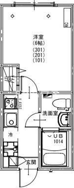 ＫＥＩＡＩ　ＲＥＳＩＤＥＮＣＥ　北習志野Ⅳの間取り