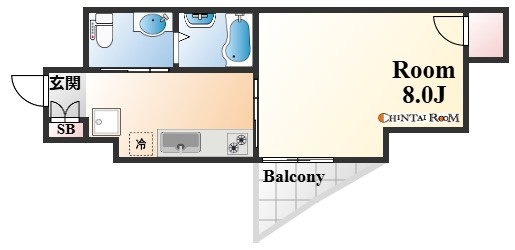 BELAIR住吉の間取り