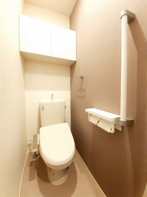 【トイレ】 | サンフラワーＡ | 清潔感のあるトイレです