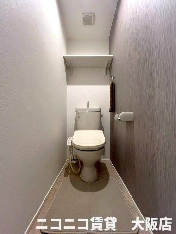 京都市右京区西院四条畑町のアパートのトイレ|CG画像です。家具家電付きではありません