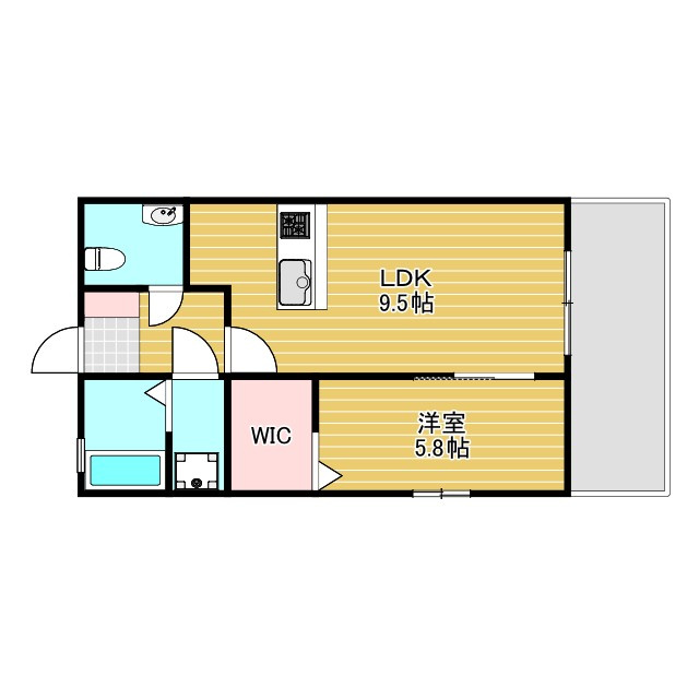 プレジール・HATTORIの間取り