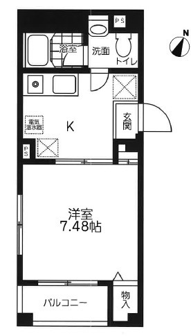 サントル花隈の間取り