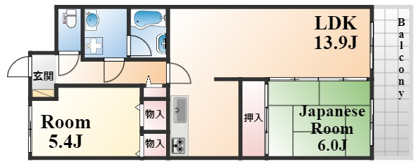 ベルシャトーの間取り