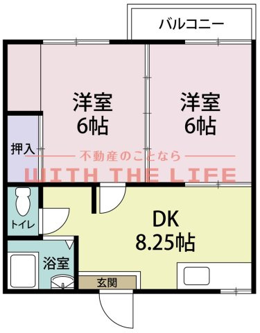 萩尾コーポ【キャッシュバック対象物件】の間取り