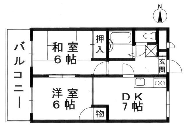 ブランコート烏丸の間取り