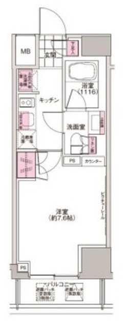 プレジリア東日本橋の間取り