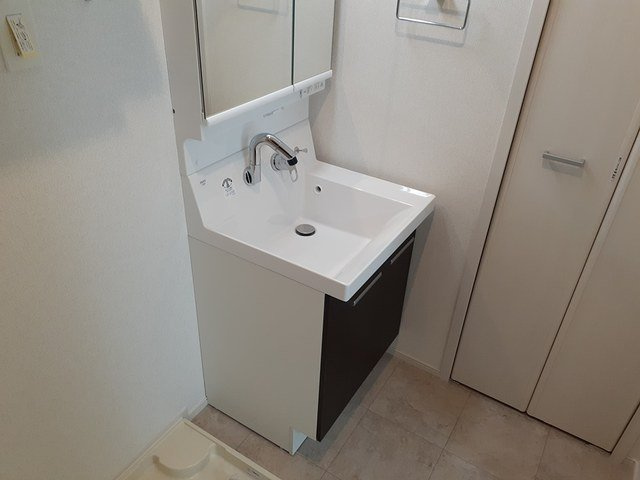 コンパクトで使いやすい洗面所